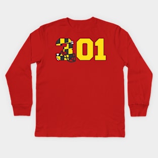 Maryland 301 Pride Kids Long Sleeve T-Shirt